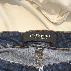 Liverpool Jeans Company Women's Straight Leg Jeans - Dark Blue